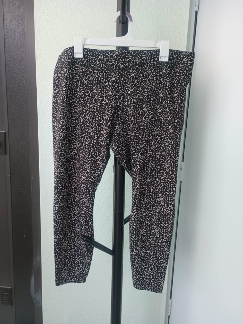 Lane Bryant Plus C/D Printed Layering Leggings Black & White 22w/24w